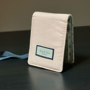 Gucci Beauty Cosmetics Pink Makeup Lipstick Pouch